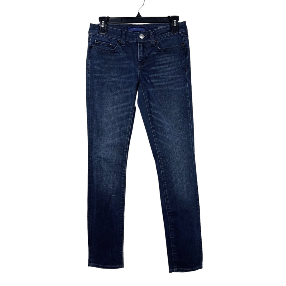 Anthropologie Martin + Osa Slim Fit Dark Wash Jeans 
Size 26 Standard